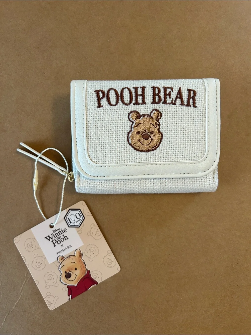 Winnie the Pooh Bear Embroidery Wallet Primark - Picture 1 of 8